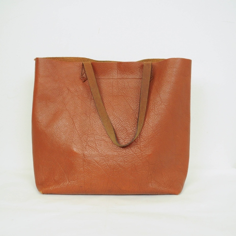Madewell The Transport Tote Bag Leather Monogram - Picture 4 of 7